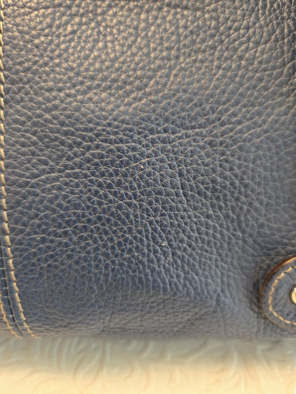 Tignanello Blue Shoulder Bag Satchel - Picture 13 of 16